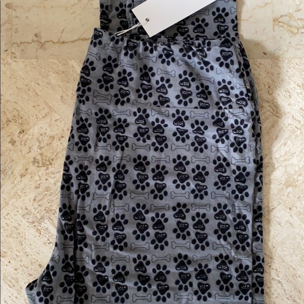Dog print leggings